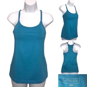 Athleta Built in Support Workout Activewear Tank Top Sz. S/M 34DD